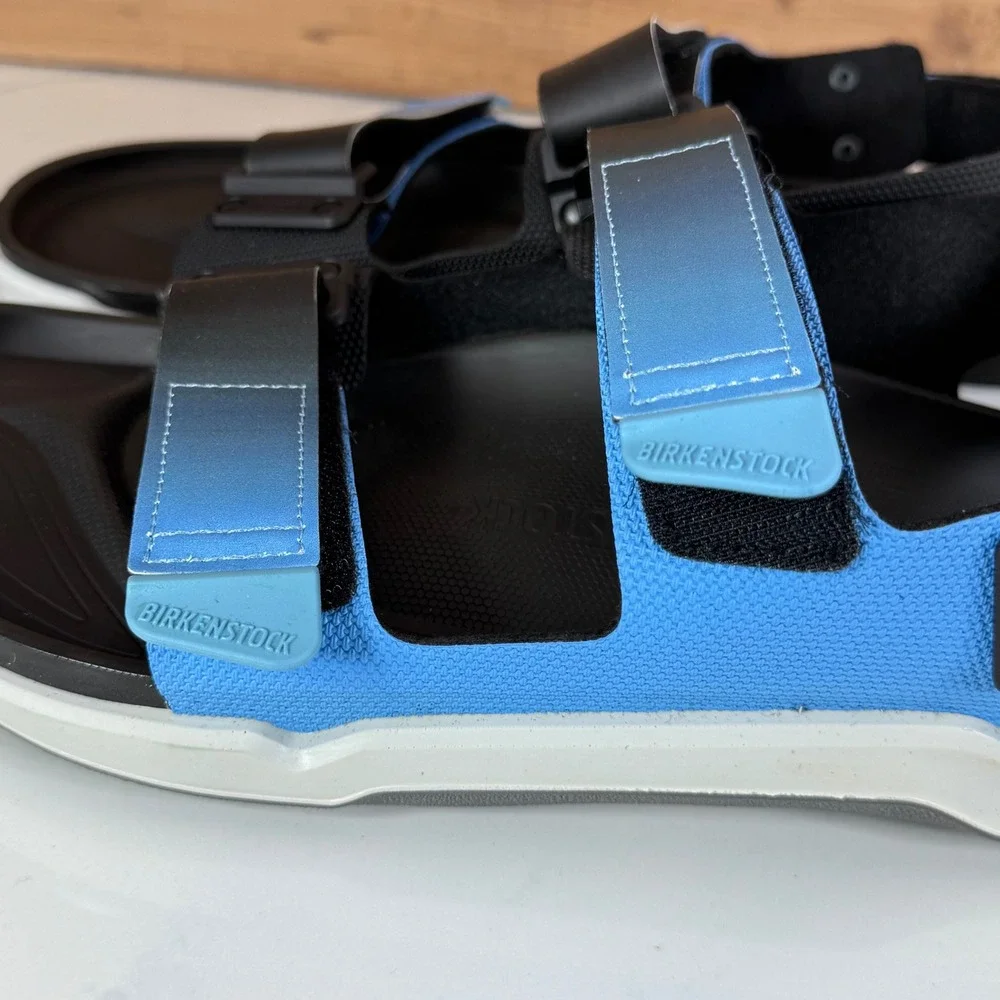 Birkenstock Tatacoa Outdoor Mens Size EU 46 US 13 Blue/Black Sandals Summer